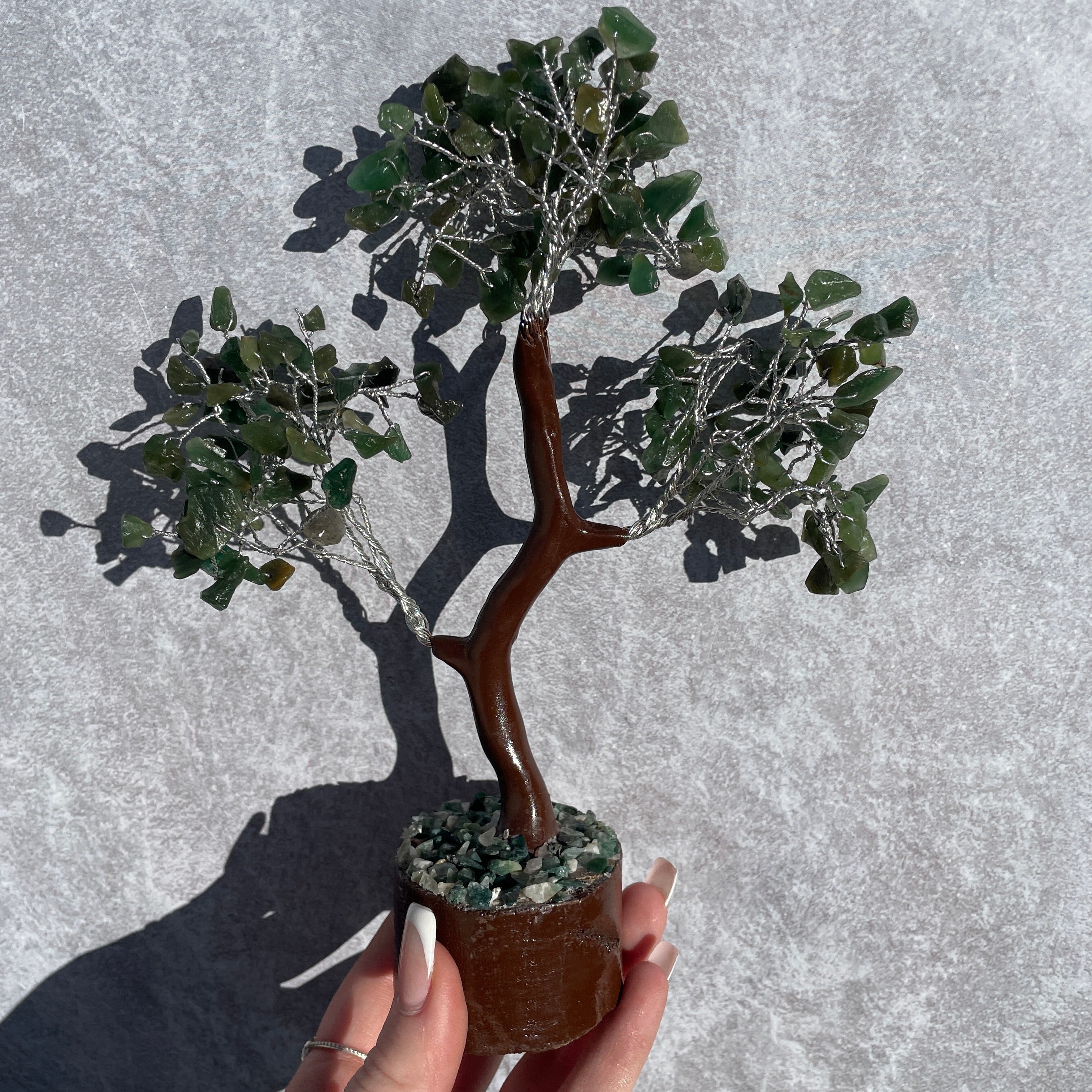 Green Aventurine Dark Tree - Medium 014 Green Aventurine Dark Tree - Medium 014